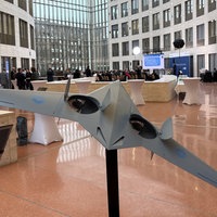 Drohne als Ausstellungsobjekt