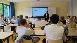 Unterricht bei Geschichtslehrer Frank Schweppenstette