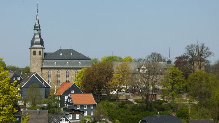 Kirche in der Kleinstadt Hückeswagen