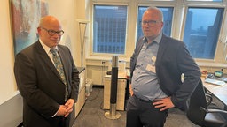 Der Hamburger Bildunssenator Thies Rabe (SPD) und SPD-Fraktionschef Jochen Ott