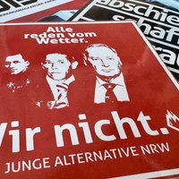 Sticker und Mitgliedermagazine der Jungen Alternative NRW