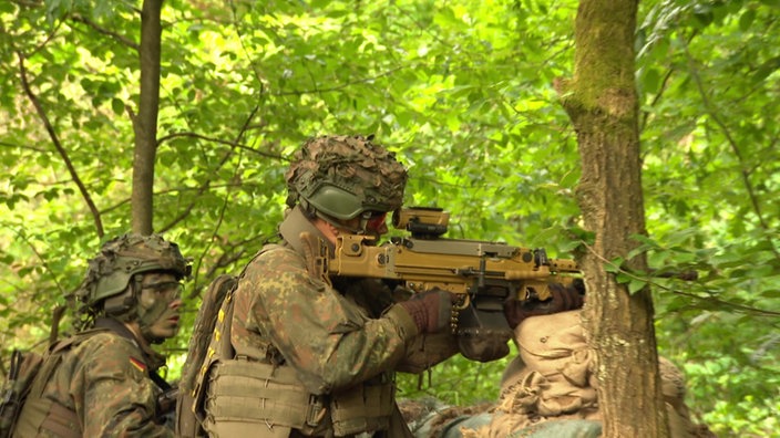 Bundeswehrübung in Augustdorf