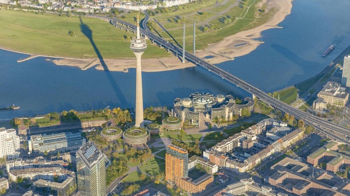 Rendering eines Architektenbüros mit den geplanten Landtagserweiterungen
