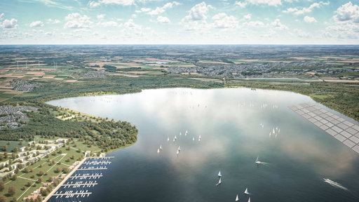Visualisierung Hafen Jackerath 2070
