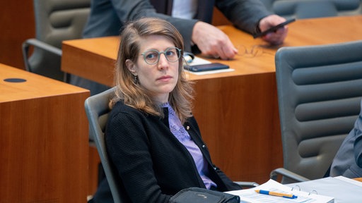Verena Schäffer,  Ministerin für Kinder, Jugend, Familie, Gleichstellung, Flucht und Integration