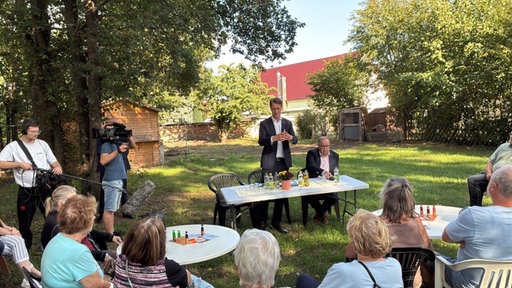 Hendrik Wüst in Sachsen Anhalt