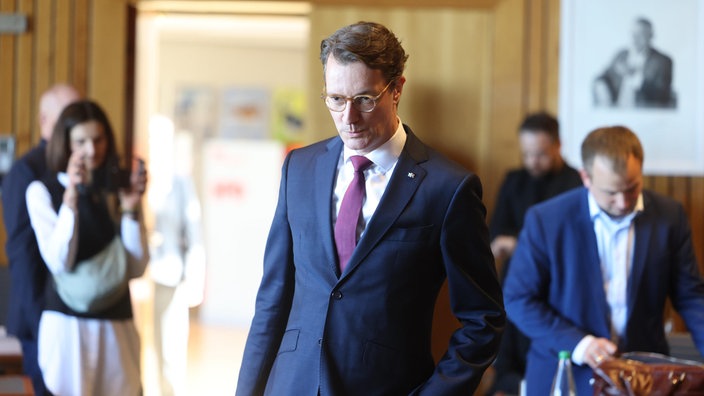 Hendrik Wüst (CDU), Ministerpräsident von Nordrhein-Westfalen beim PUA am 01.04.2025