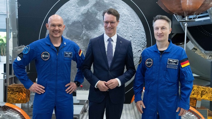 Hendrik Wüst auf der SpaceTech.NRW