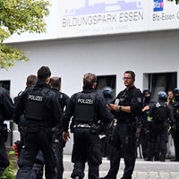 Polizeieinsatz an Berufskolleg in Essen 