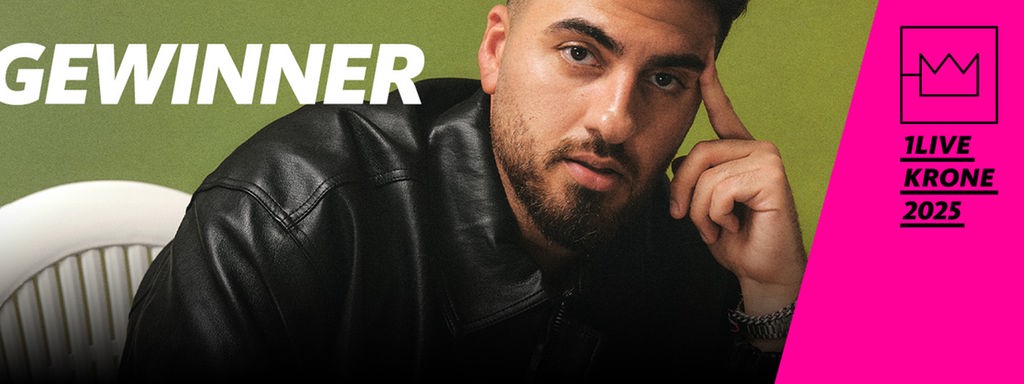 Tahsim gewinnt die 1LIVE Krone in der Kategorie "Beste Unterhaltung"