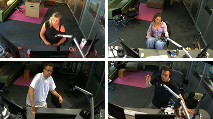 Blick in 1LIVE-Studio