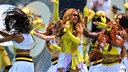 Shakira tanzt bei der WM-Eröffnungsfeier. 