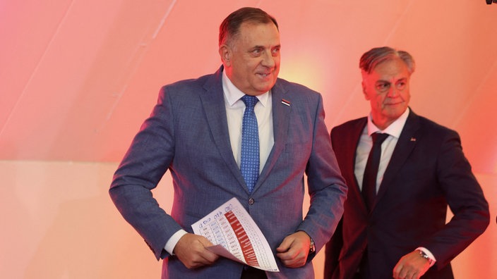Milorad Dodik i Siniša Karan
