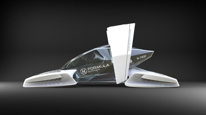 Model letećeg automobila projektovanog za potrebe policije u Dubaiju