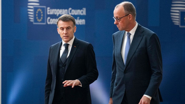 Francuski predsjednik Macron i njemački kancelar Merz