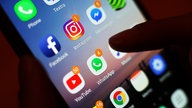 Ein Bildschirm eines Smartphones