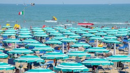 Strand, Sonnenschirm, Sonneschirme, Meer