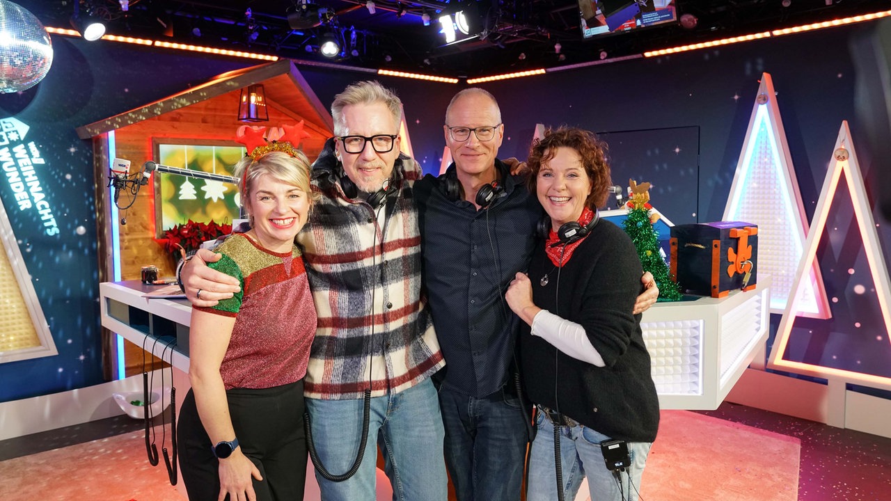 Das WDR 2 Weihnachtswunder am Dienstag (16.12.2025) - Die 4 im Glashaus