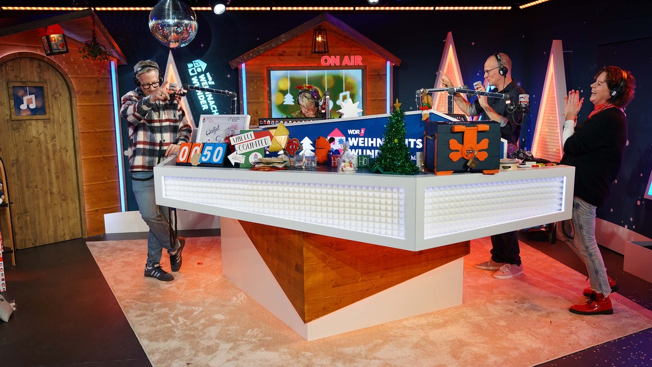 Das WDR 2 Weihnachtswunder am Dienstag (16.12.2025) - Die 4 im Glashaus