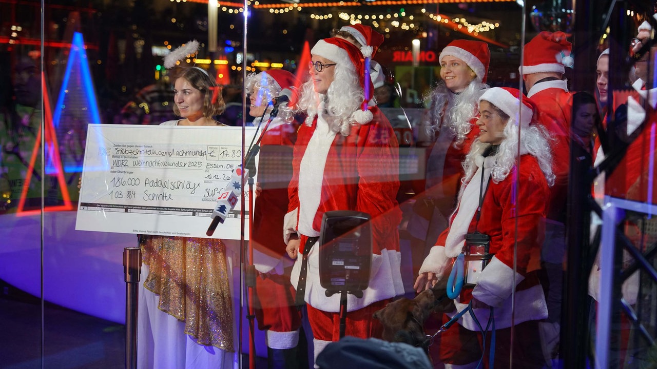 Das WDR 2 Weihnachtswunder am Dienstag (16.12.2025) - mit dem SUP von Münster nach Essen