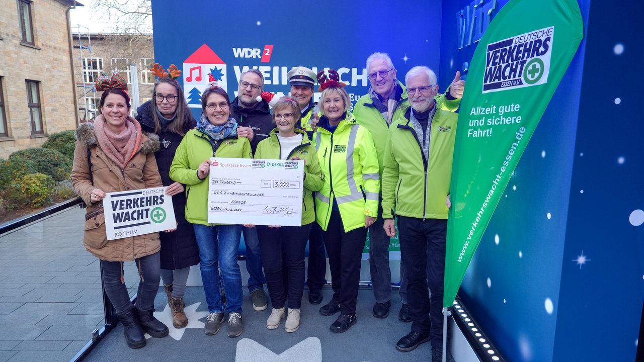 WDR 2 Weihnachtswunder 2025 in Essen - Verkehrswacht