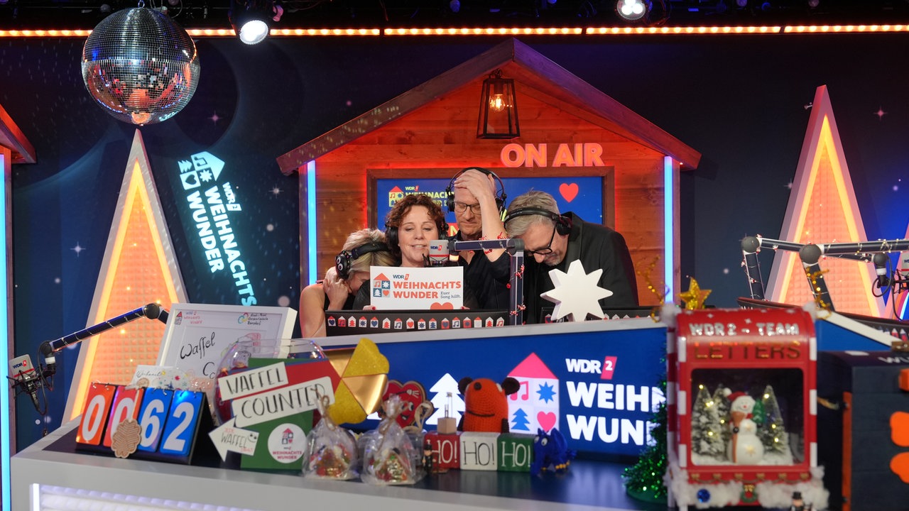 WDR 2 Weihnachtswunder 2025 in Essen - Mittwoch (17.12.2025)