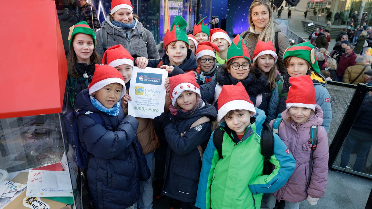 Das WDR 2 Weihnachtswunder am Montag (15.12.2025) - Die Fischlaker Schule präsentiert ihre Spende