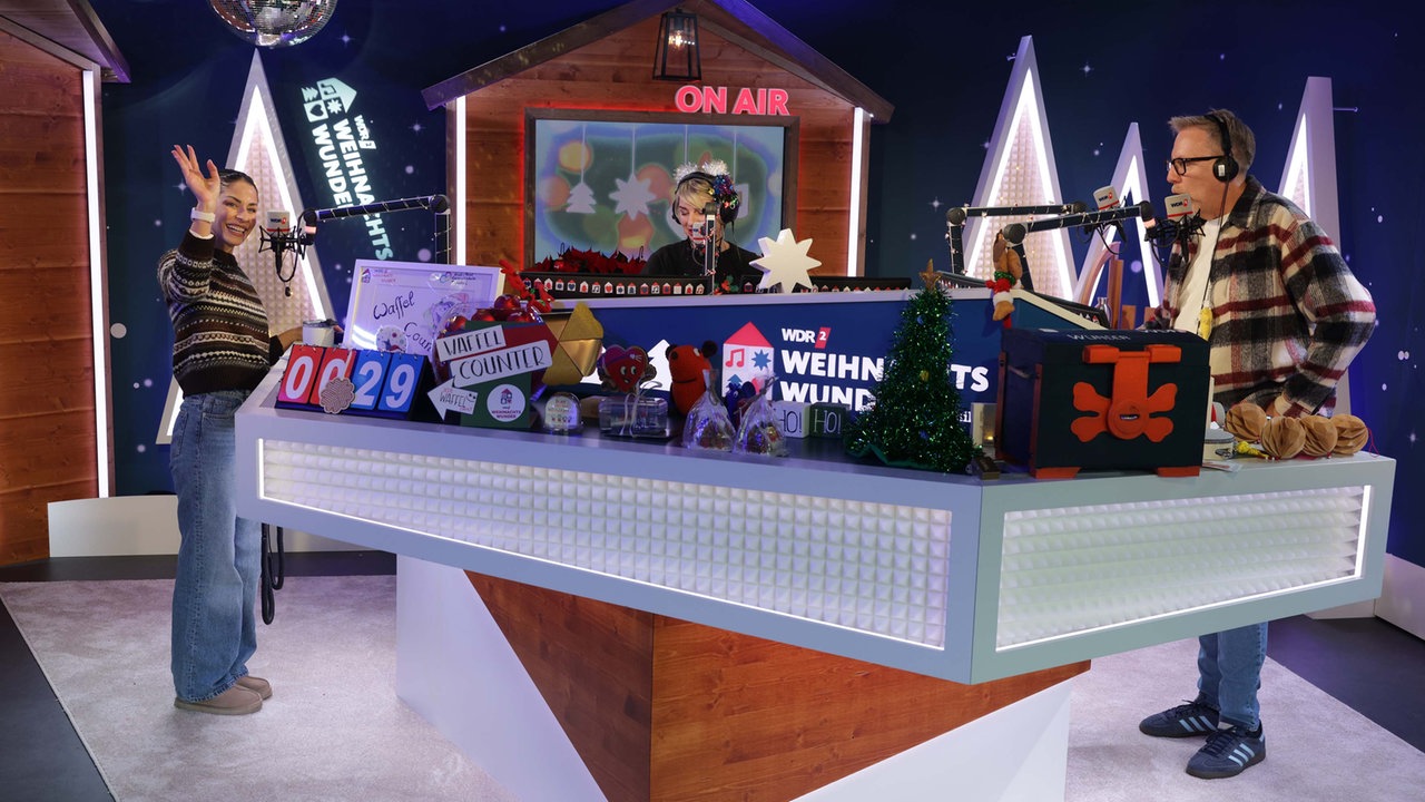 Das WDR 2 Weihnachtswunder am Montag (15.12.2025) - Negah Amiri zu Gast im Glashaus