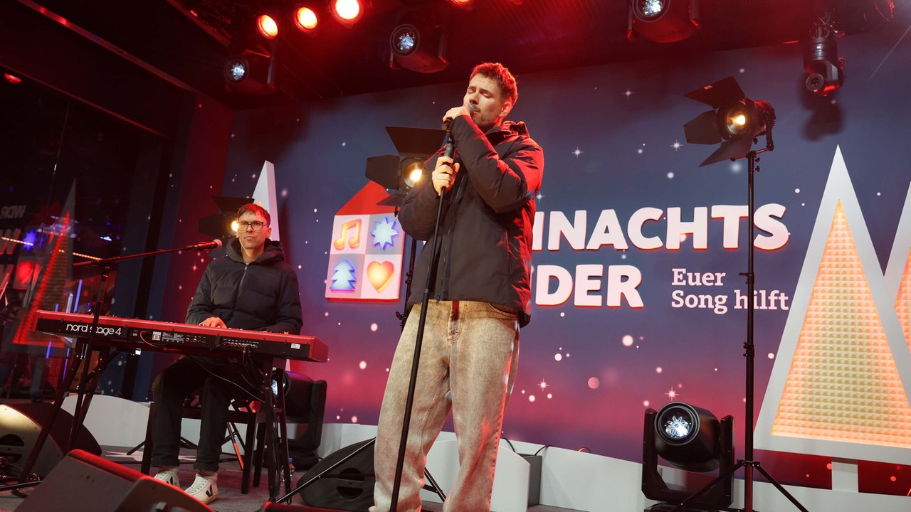 Das WDR 2 Weihnachtswunder am Montag (15.12.2025) - Revolverheld zu Gast im Glashaus