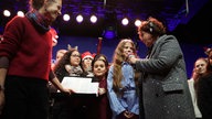 Das WDR 2 Weihnachtswunder am Montag (15.12.2025) - Gemeinsames Singen mit dem Schulchor und Schulorchester des Burggymnasiums