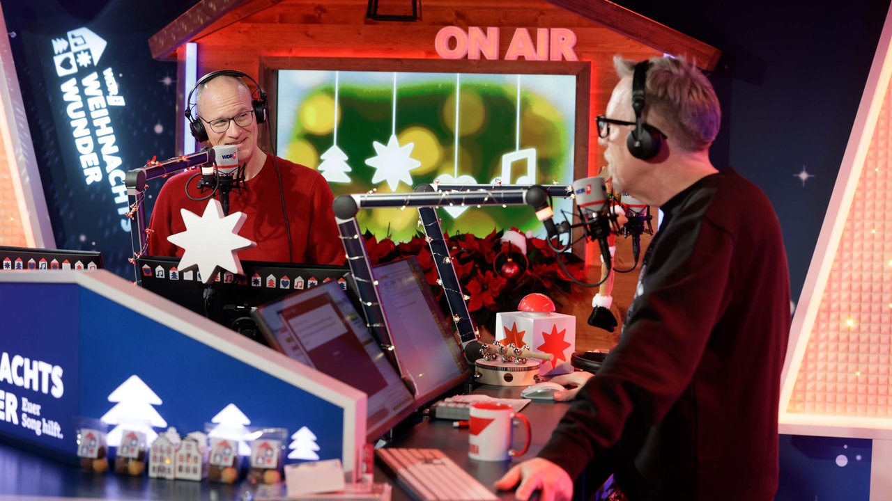 Das WDR 2 Weihnachtswunder am Sonntag - Spannung vor der Bekanntgabe des ersten Zwischenstandes bei der Spendensumme