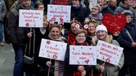 Das WDR 2 Weihnachtswunder am Sonntag (14.12.2025) - der TV Essen-Karnap zu Besuch auf dem Burgplatz