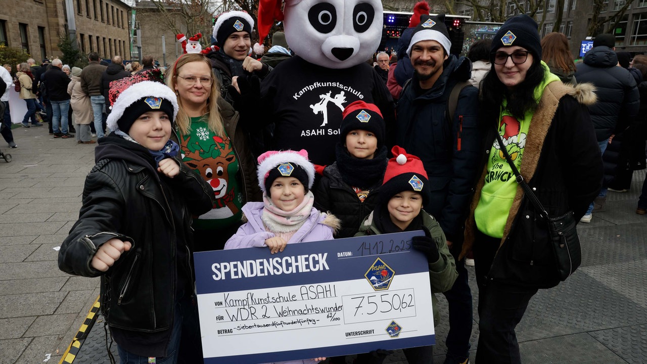 Das WDR 2 Weihnachtswunder am Sonntag (14.12.2025) - Kampfkunstschule ASAHI in Solingen