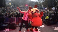 Das WDR 2 Weihnachtswunder am Sonntag (14.12.2025) - die Maus und Moderator André Gatzke