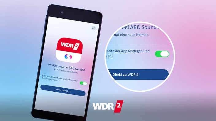 WDR 2 in ARD Sounds - Anleitung