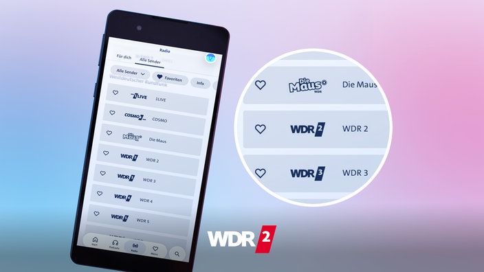 WDR 2 in ARD Sounds - Anleitung
