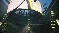 Bühne mit Videoleinwand