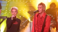 Marie Fredriksson und Per Gessle 2001