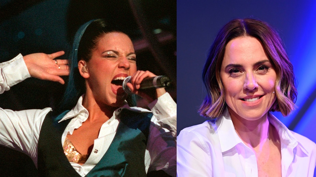 Spice Girl Mel C 1998 und 2020