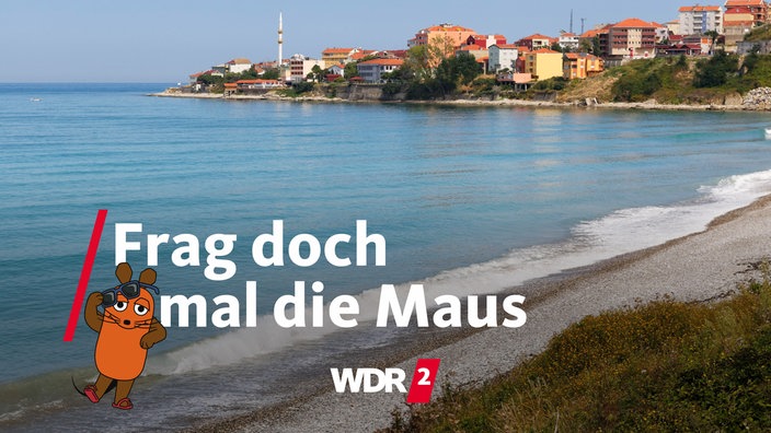 Strand an der türkischen Schwarzmeerküste (Provinz Sinop)