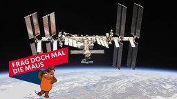 Ansicht der Internationalen Raumstation (ISS)