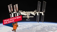 Ansicht der Internationalen Raumstation (ISS)