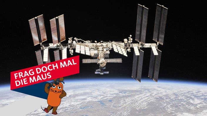 Ansicht der Internationalen Raumstation (ISS)