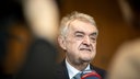 Herbert Reul (CDU), Innenminister von Nordrhein-Westfalen spricht zu Journalisten (Archivfoto vom 11.03.2026