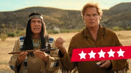 Michael Bully Herbig ("Abahachi") und Christian Tramitz ("Ranger") in einer Szene des Films "Das Kanu des Manitu"