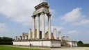 Rekonstruktion eines Tempels im Archäologischen Park Xanten