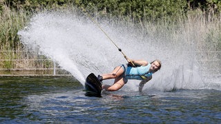 Wakeboarding am Bleibtreusee in Hürth
