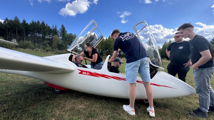 Segelflug: Vorbereitungen zum Start
