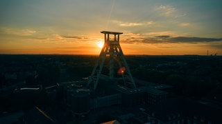Sommerferien im Ruhrgebiet: Zeche Zollverein im Abendlicht