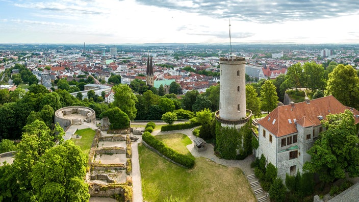 Die Sparrenburg über Bielefeld
